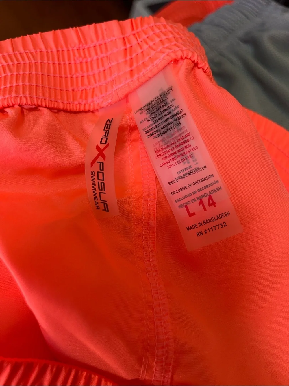 Girl’s ZeroXposur Bright Neon Coral Swim Shorts